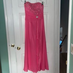 Hot Pink Prom Dress